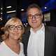 Mann und Frau beim Neujahrsempfang