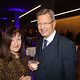 Mann und Frau beim Neujahrsempfang