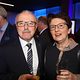 Mann und Frau beim Neujahrsempfang