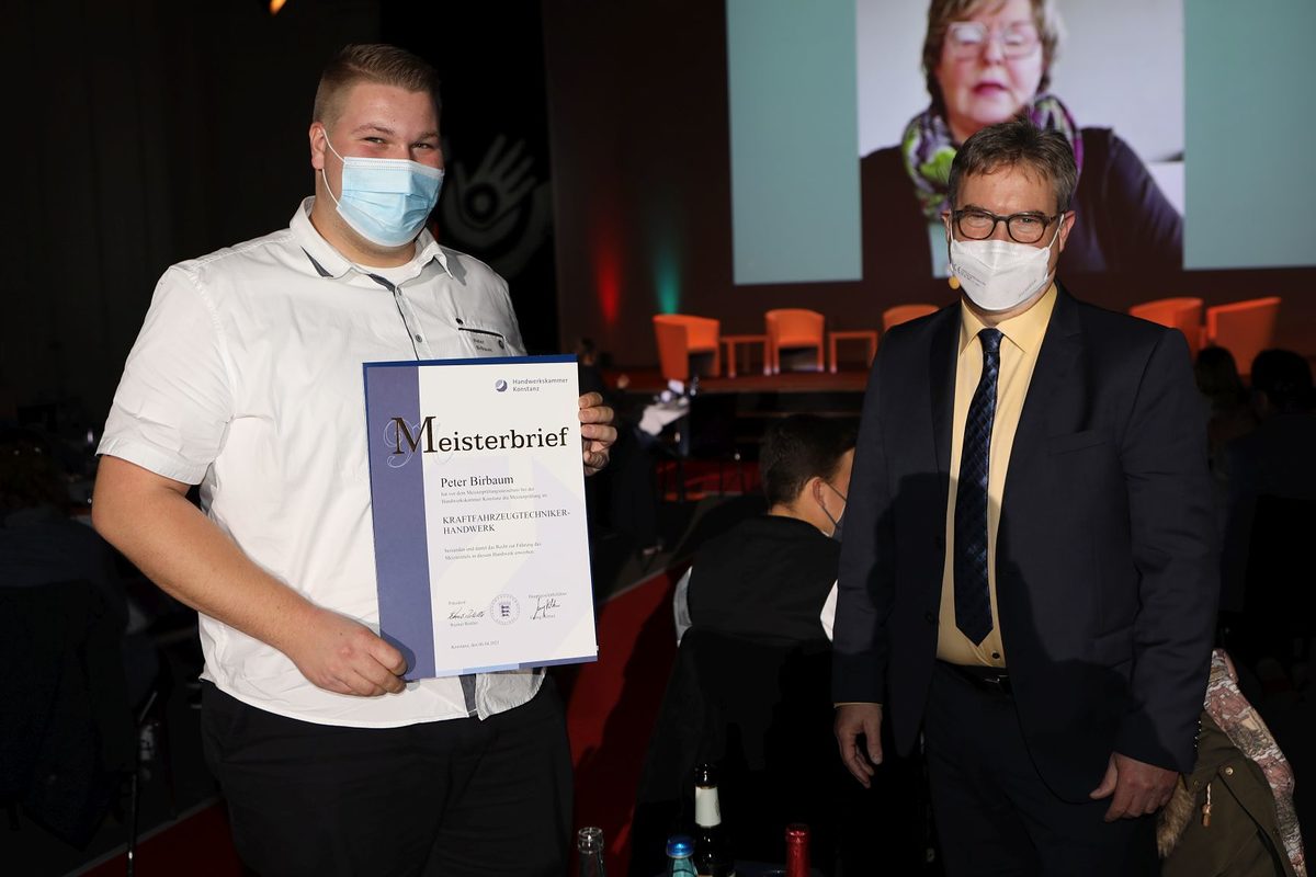 Meisterfeier I 2021 - Meisterbriefübergabe 5