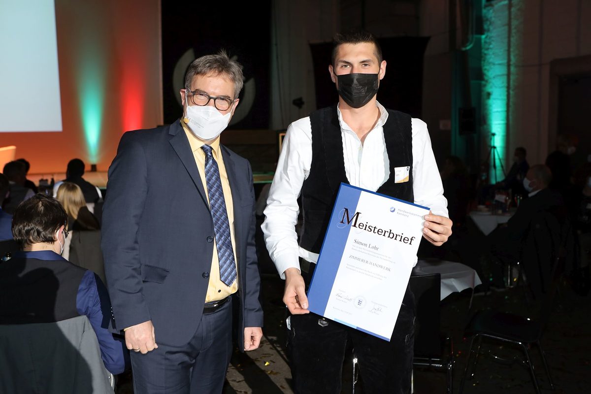 Meisterfeier II 2021 - Meisterbriefübergabe 5