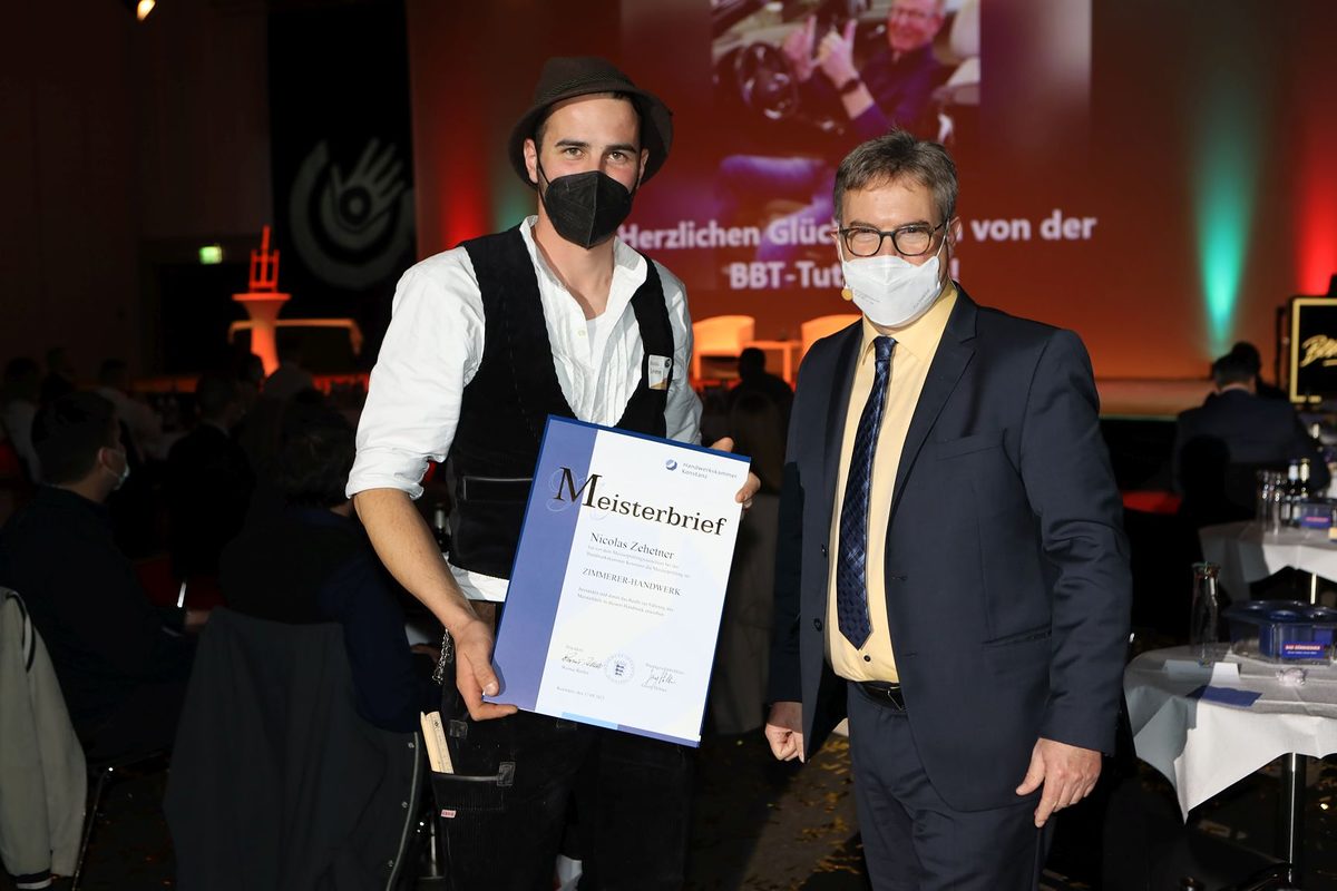 Meisterfeier II 2021 - Meisterbriefübergabe 6