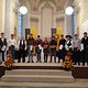 Gruppenbild auf Bühne