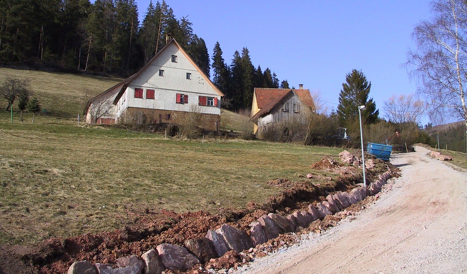 Der Morlokhof in Baiersbronn-Mitteltal vor der Restaurierung und Sanierung.