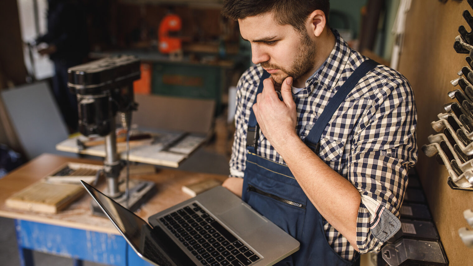 Laptop Handwerker