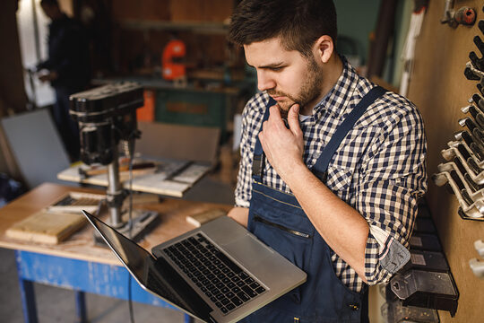 Laptop Handwerker