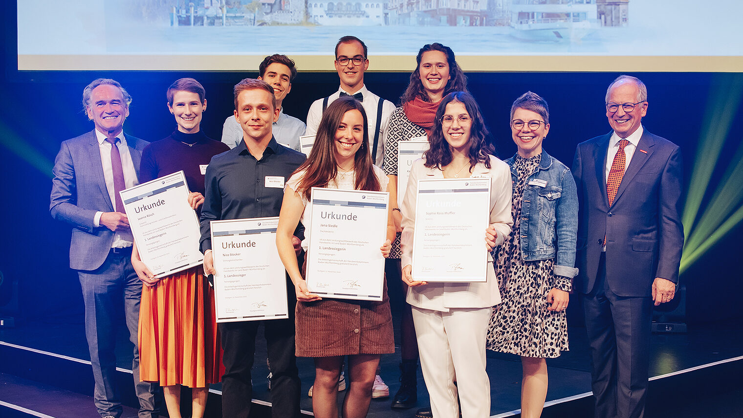 Gruppenfoto der PLW-Landessieger 2022