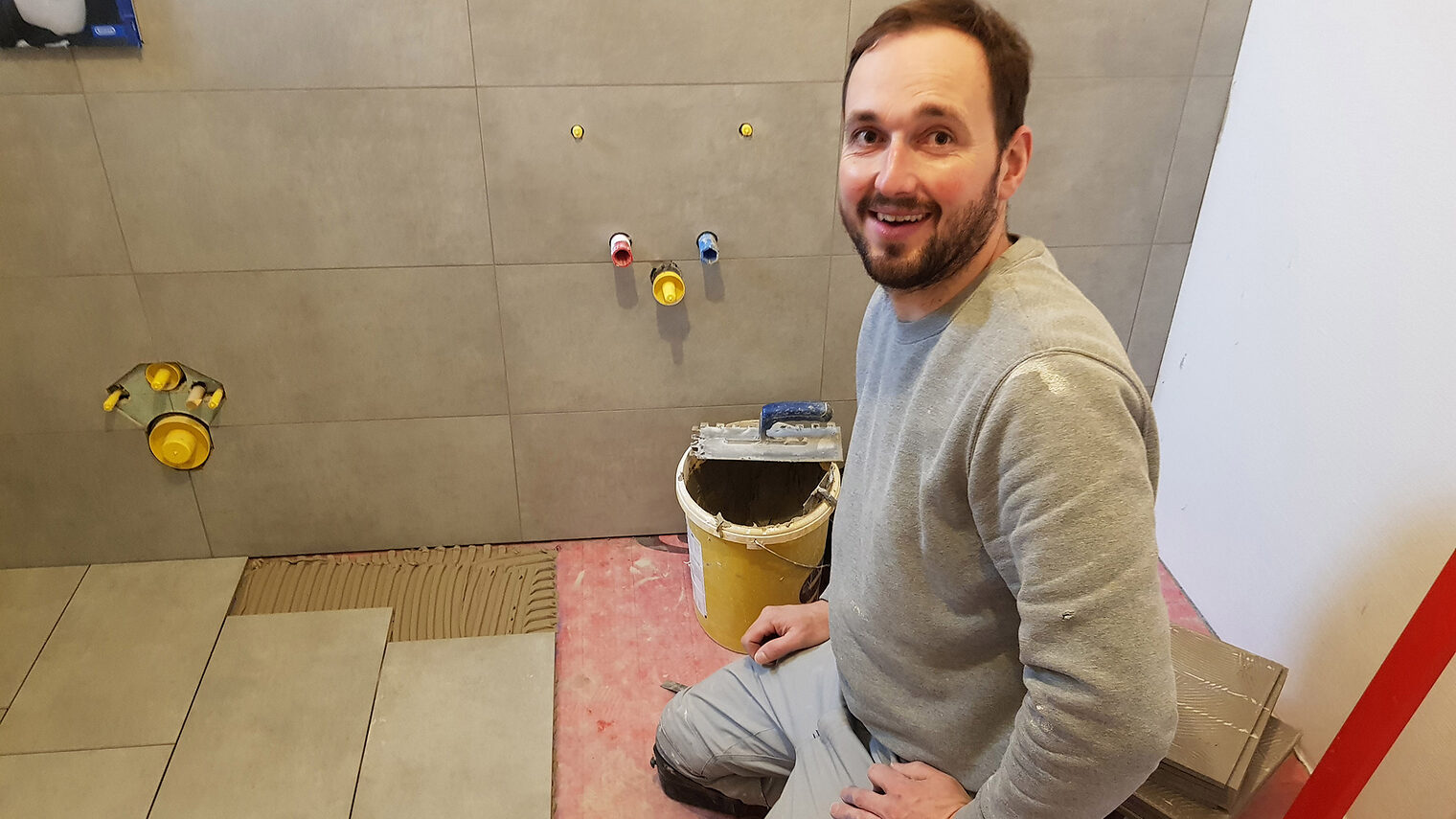 Nahezu täglich ist der Handwerksmeister auf der Baustelle anzutreffen.