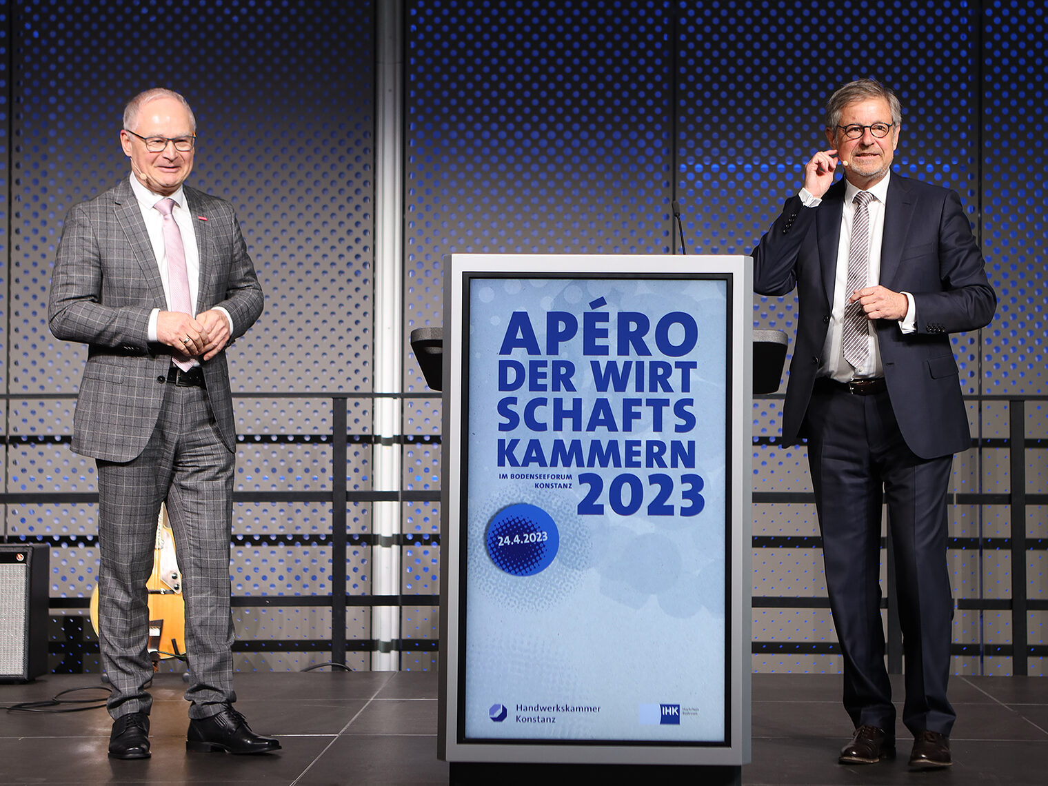 Frühjahrsempfang der Wirtschaftskammern 2023 im Bodenseeforum Konstanz.