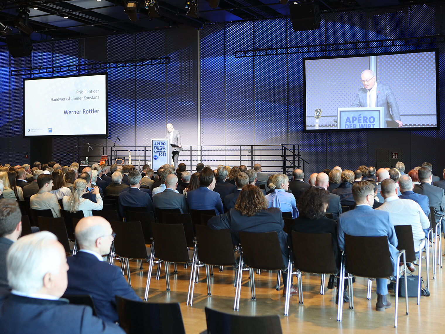 Frühjahrsempfang der Wirtschaftskammern 2023 im Bodenseeforum Konstanz.