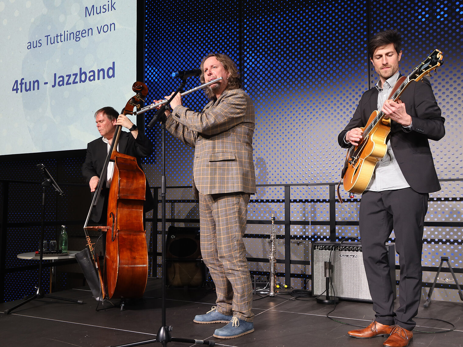 Jazzband 4fun spielt beim Frühjahrsempfang der Konstanzer Wirtschaftskammern 2023.