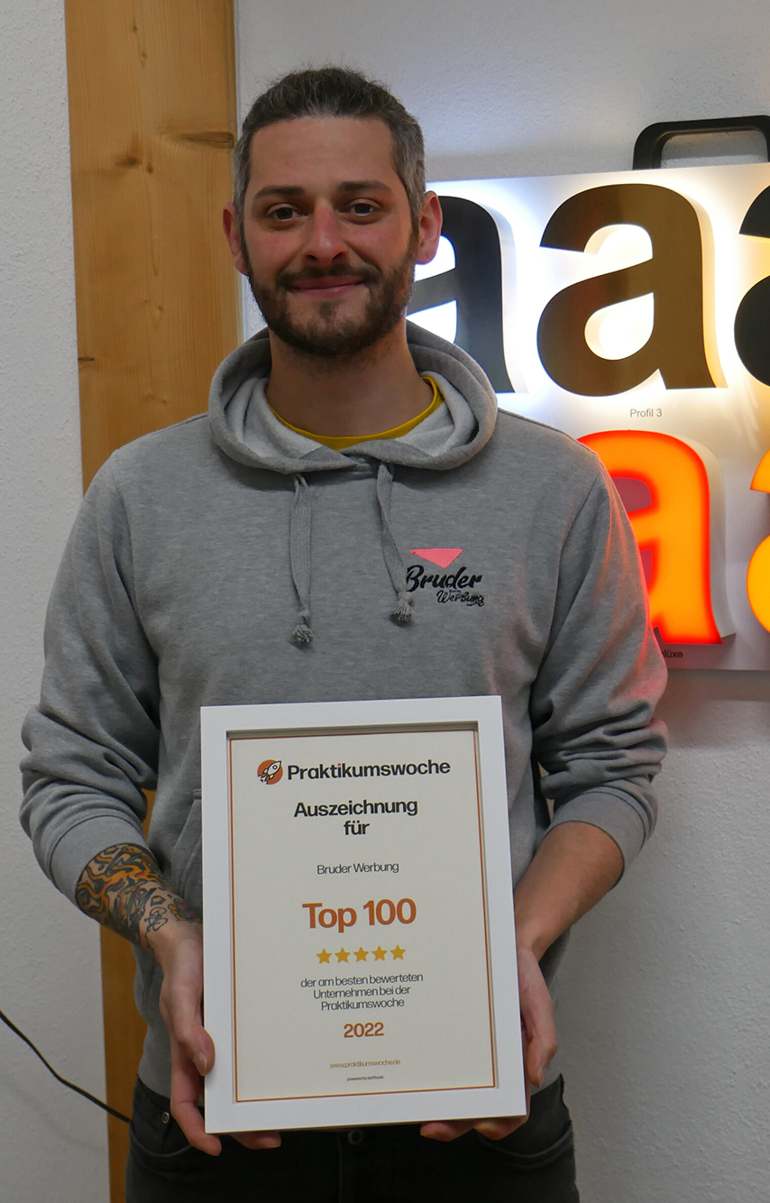 Laszlo Bruder, Geschäftsführer Bruder Werbung in Allensbach.