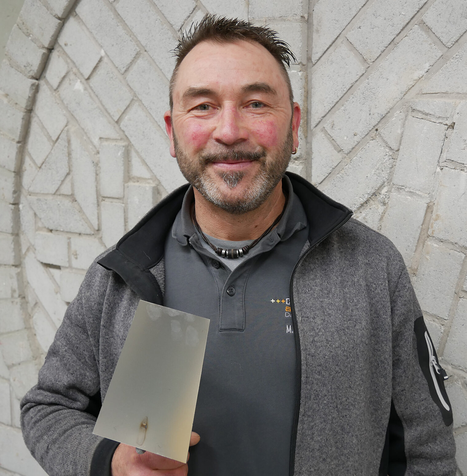 Porträt des Lehrmeisters für Maurer an der Bildungsakademie Rottweil, Michael Gonser.
