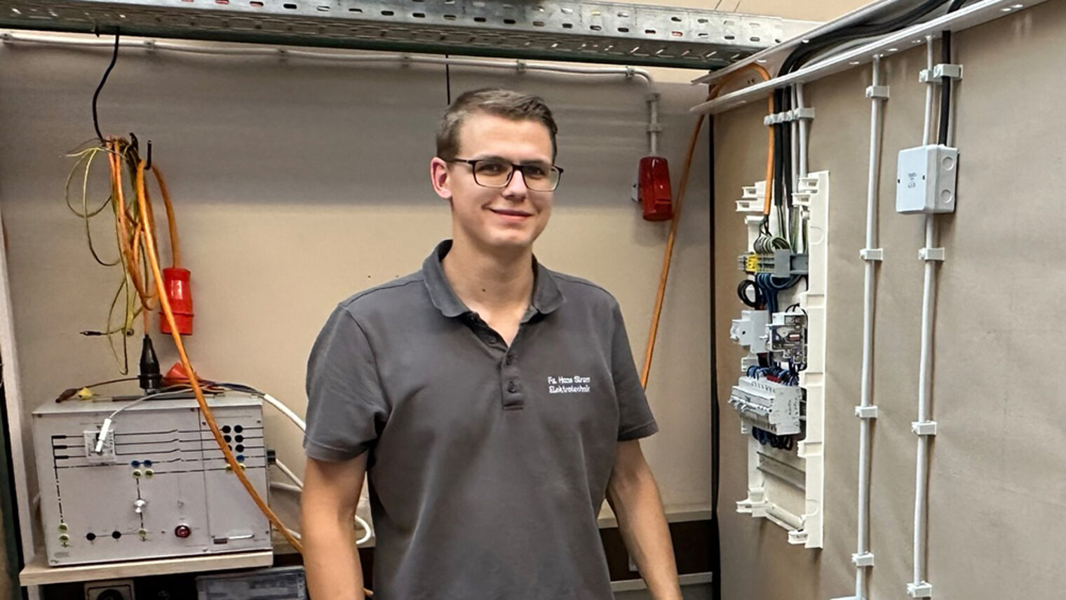 Portrait von Markus Mahalek, Kammersieger der Elektroniker bei der Deutschen Meisterschaft im Handwerk 2023.