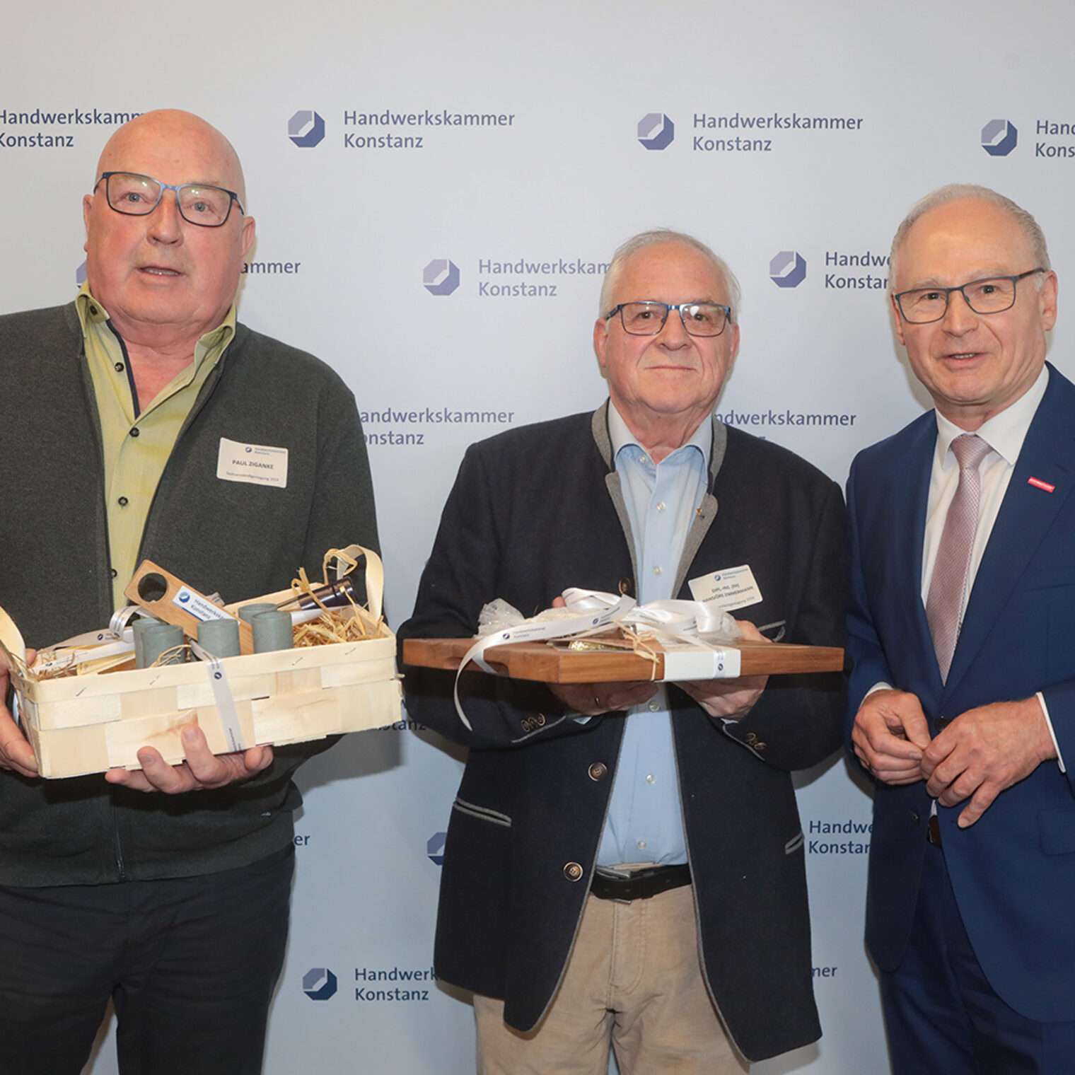 Ehrung während der Sachverständigentagung 2024 der Handwerkskammer Konstanz.
