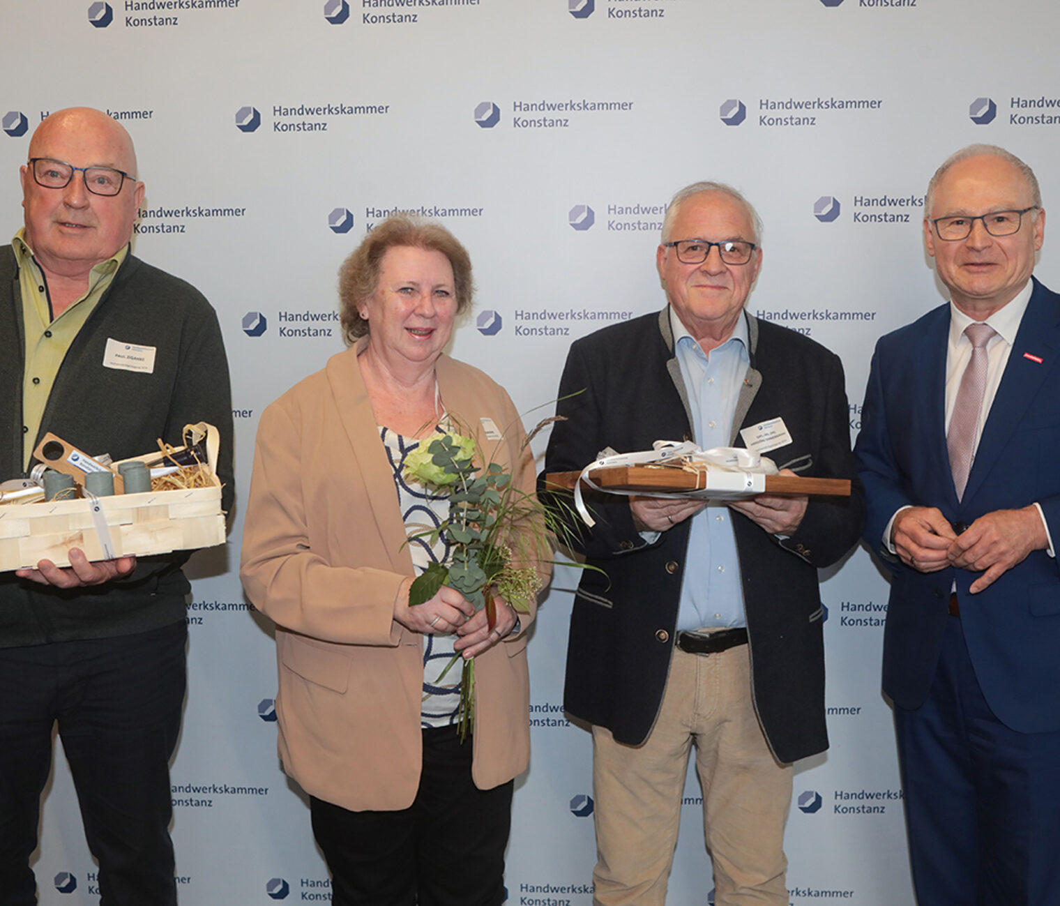 Ehrung während der Sachverständigentagung 2024 der Handwerkskammer Konstanz.