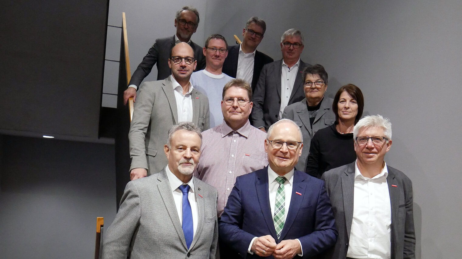 Gruppenbild des Vorstands der Handwerkskammer Konstanz in der Bildungsakademie Singen.