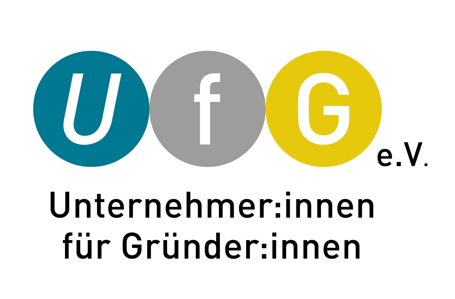 Logo: UfG - Unternehmer:innen für Gründer:innen