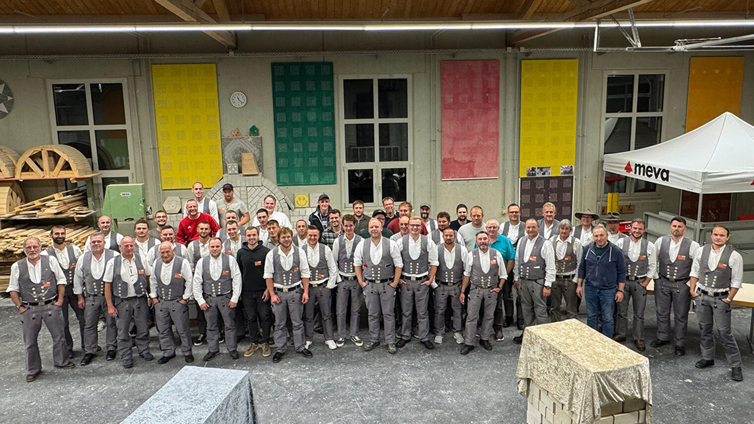 Gruppenfoto vom Maurertreff 2025 in der Bildungsakademie Rottweil.