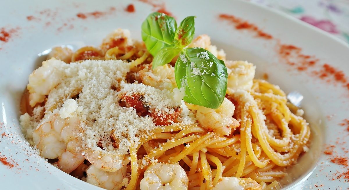Mittagessen Spaghetti