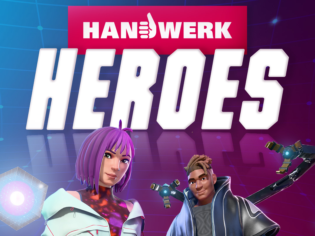 Werbegrafik für Handwerk Heroes